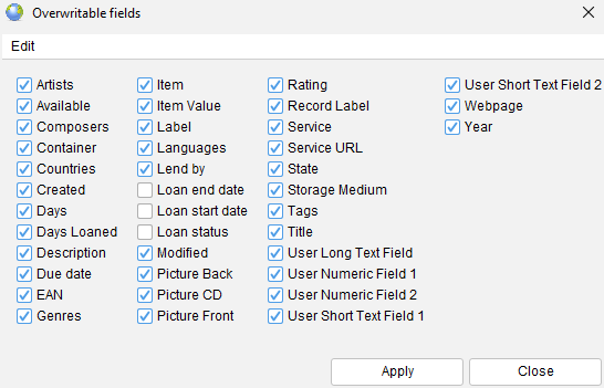 datacrow change online book search